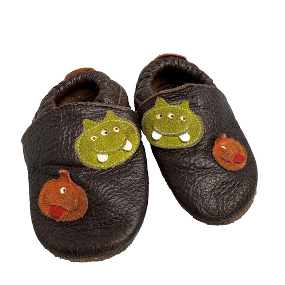Sho Shoos Other - Sho Shoos Leather Toddler Shoes Size 8.5 Brown Alien Design – South Africa